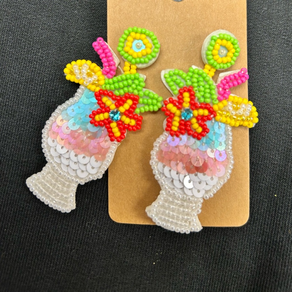 Colorful Beaded Earrings